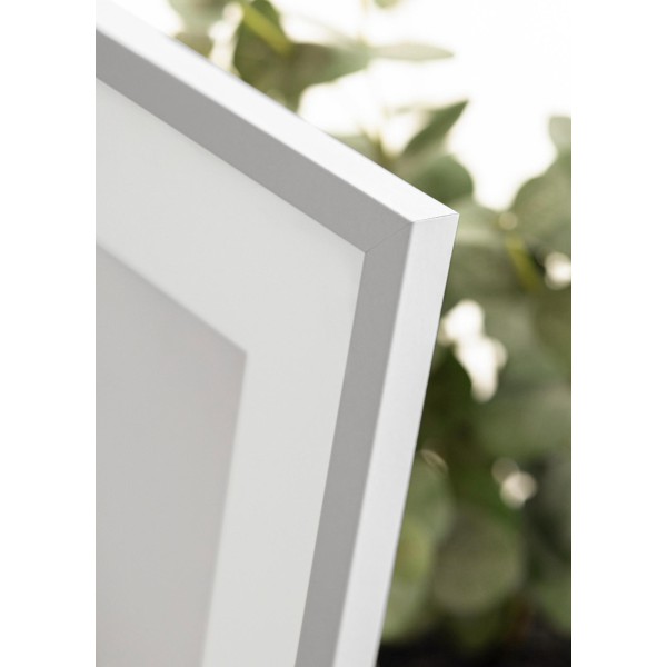 Cadre Blanc 45×60 cm avec Passe-partout 30×45 cm – vue 4 | Manufacture Arssans