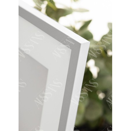 Cadre Blanc 45×60 cm avec Passe-partout 30×45 cm