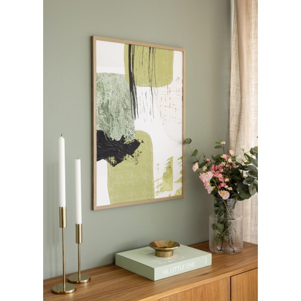 Cadre Chêne 45×60 cm avec Passe-partout 30×45 cm – vue 3 | Manufacture Arssans
