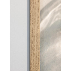 Cadre Chêne 45×60 cm avec Passe-partout 30×45 cm