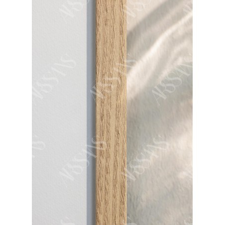 Cadre Chêne 45×60 cm avec Passe-partout 30×45 cm