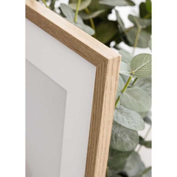 Cadre Chêne 45×60 cm avec Passe-partout 30×45 cm – vue 4 | Manufacture Arssans