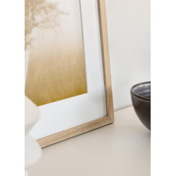 Cadre Chêne 45×60 cm avec Passe-partout 30×45 cm