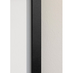 Cadre Noir 60x90 cm avec Passe-partout 40x70 cm