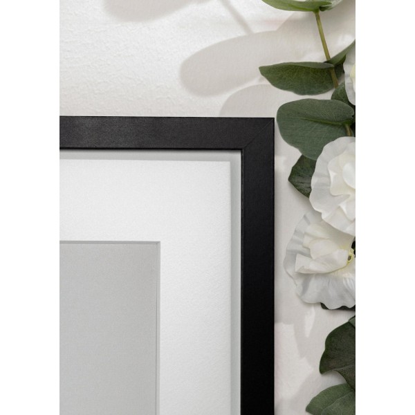 Cadre Noir 60x90 cm avec Passe-partout 40x70 cm – vue 7 | Manufacture Arssans