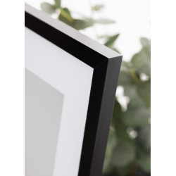 Cadre Noir 60x90 cm avec Passe-partout 40x70 cm