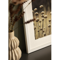 Cadre Blanc 60x90 cm avec Passe-partout 40x70 cm