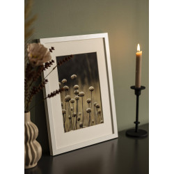 Cadre Blanc 60x90 cm avec Passe-partout 40x70 cm