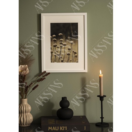 Cadre Blanc 60x90 cm avec Passe-partout 40x70 cm