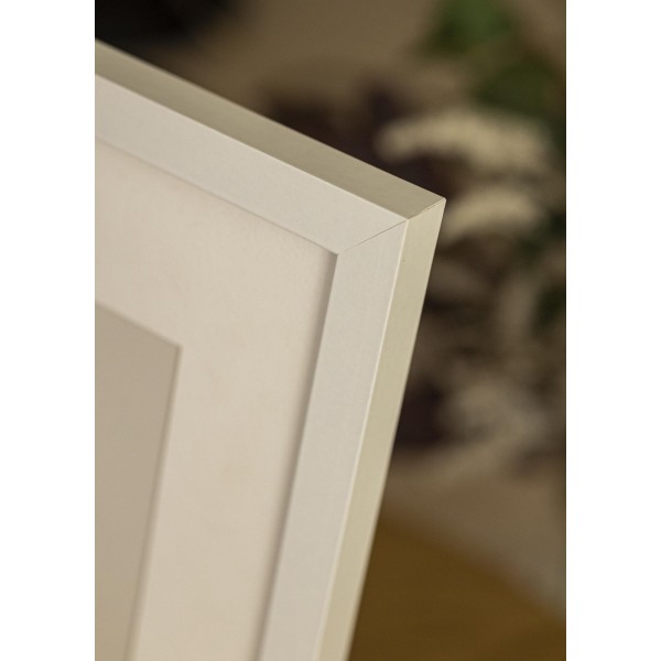 Cadre Blanc 60x90 cm avec Passe-partout 40x70 cm – vue 2 | Manufacture Arssans