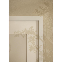 Cadre Blanc 60x90 cm avec Passe-partout 40x70 cm