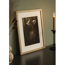 Cadre Chêne 60x90 cm avec Passe-partout 40x70 cm