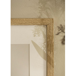 Cadre Chêne 60x90 cm avec Passe-partout 40x70 cm