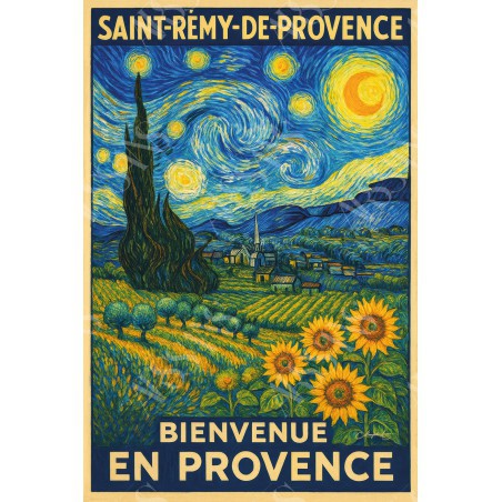 Magnet Saint-Rémy-de-Provence : Sous les Étoiles de Vincent