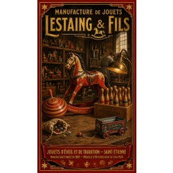 Manufacture de Jouets Lestaing & Fils – affiche & plaque vintage | Manufacture Arssans