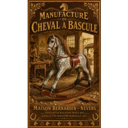 Manufacture du Cheval à Bascule – affiche & plaque vintage | Manufacture Arssans