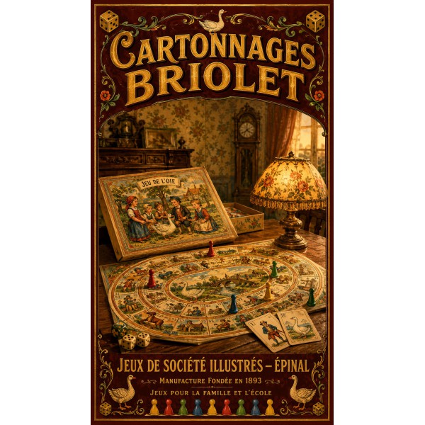 Cartonnages Briolet – affiche & plaque vintage | Manufacture Arssans