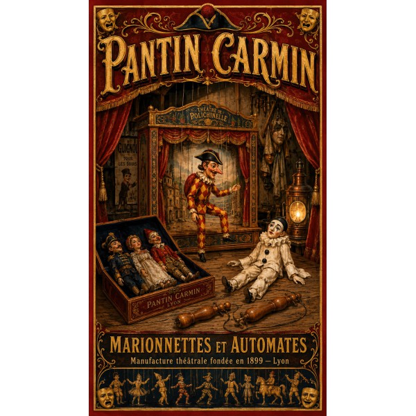 Pantin Carmin – affiche & plaque vintage | Manufacture Arssans