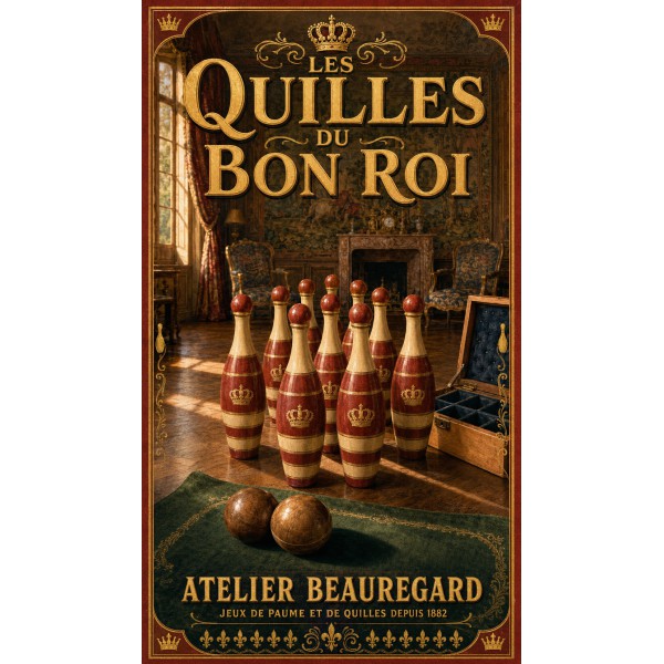 Les Quilles du Bon Roi – affiche & plaque vintage | Manufacture Arssans
