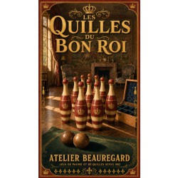 Les Quilles du Bon Roi – affiche & plaque vintage | Manufacture Arssans