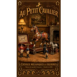 Au Petit Cavalier – affiche & plaque vintage | Manufacture Arssans