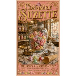 Confiserie Suzette – affiche & plaque vintage | Manufacture Arssans