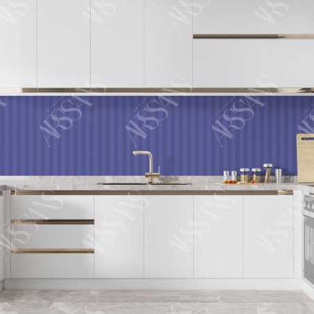 Papier Peint Bayadère Very Pery - papier peint intissé violet pour cuisine