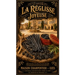 La Réglisse Joyeuse – affiche & plaque vintage | Manufacture Arssans