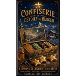 Confiserie de l'Étoile du Berger – affiche & plaque vintage | Manufacture Arssans