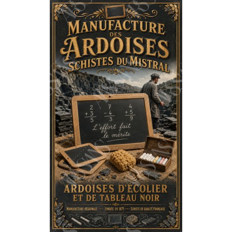 Manufacture des Ardoises Schistes du Mistral — Manufacture Arssans