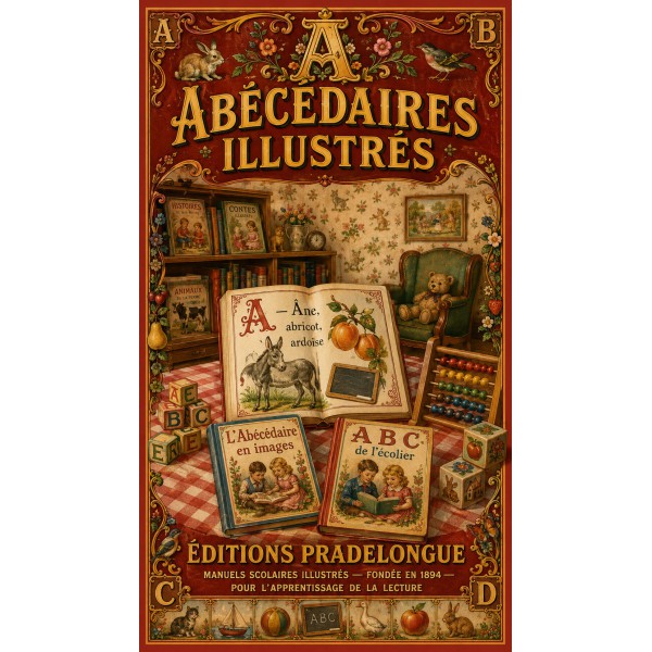 Abécédaires Illustrés – affiche & plaque vintage | Manufacture Arssans