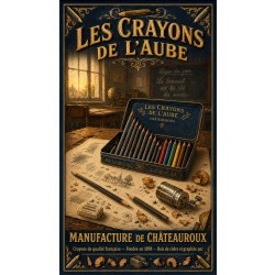 Les Crayons de l'Aube – affiche & plaque vintage | Manufacture Arssans