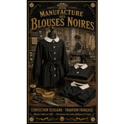 Manufacture des Blouses Noires – affiche & plaque vintage | Manufacture Arssans