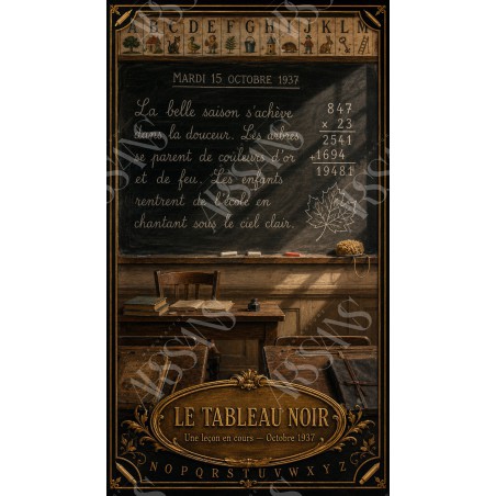 Le Tableau Noir — Manufacture Arssans
