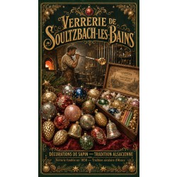 Verrerie de Soultzbach-les-Bains – affiche & plaque vintage | Manufacture Arssans