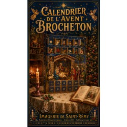Calendrier de l'Avent Brocheton – affiche & plaque vintage | Manufacture Arssans