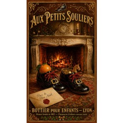 Aux Petits Souliers – affiche & plaque vintage | Manufacture Arssans