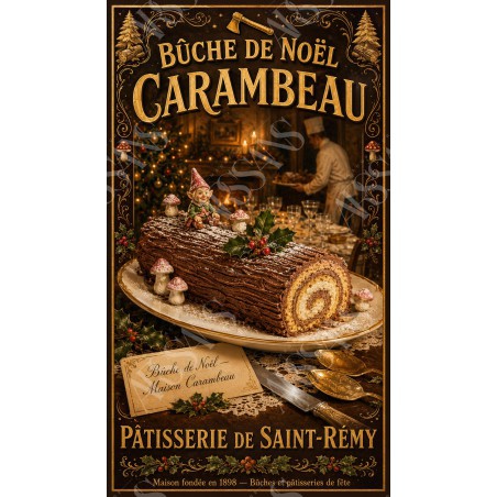 Bûche de Noël Carambeau — Manufacture Arssans