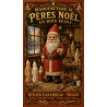 Manufacture de Pères Noël en Bois Peint – affiche & plaque vintage | Manufacture Arssans
