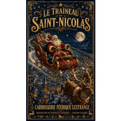 Le Traîneau de Saint-Nicolas – affiche & plaque vintage | Manufacture Arssans
