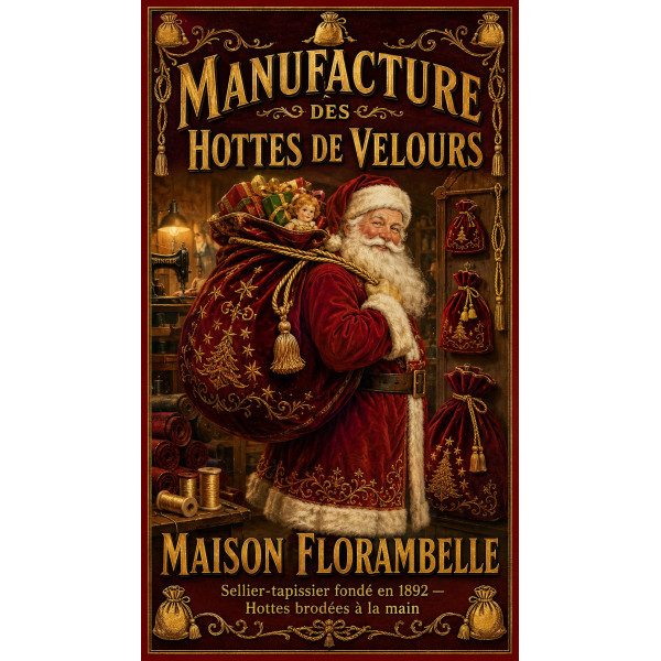 Manufacture des Hottes de Velours – affiche & plaque vintage | Manufacture Arssans