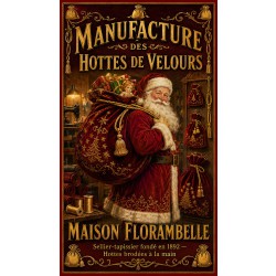 Manufacture des Hottes de Velours – affiche & plaque vintage | Manufacture Arssans