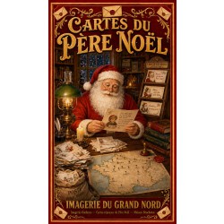 Cartes du Père Noël – affiche & plaque vintage | Manufacture Arssans
