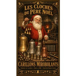 Les Cloches du Père Noël – affiche & plaque vintage | Manufacture Arssans