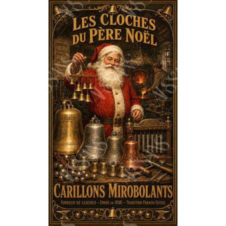 Les Cloches du Père Noël — Manufacture Arssans