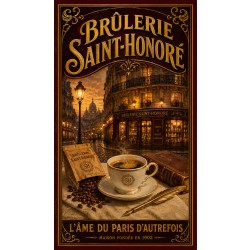 Brûlerie Saint-Honoré – affiche & plaque vintage | Manufacture Arssans