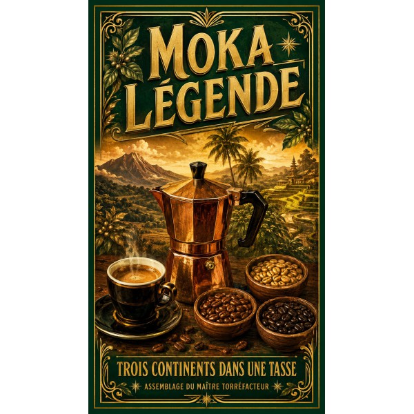 Moka Légende – affiche & plaque vintage | Manufacture Arssans