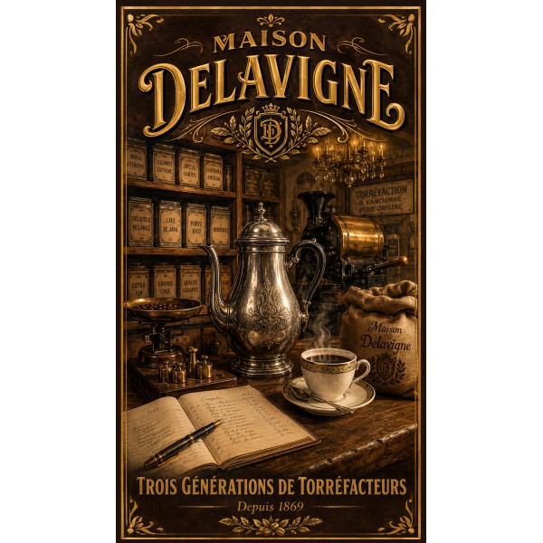 Maison Delavigne – affiche & plaque vintage | Manufacture Arssans