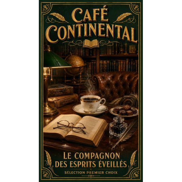 Café Continental – affiche & plaque vintage | Manufacture Arssans