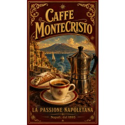Caffè Montecristo – affiche & plaque vintage | Manufacture Arssans